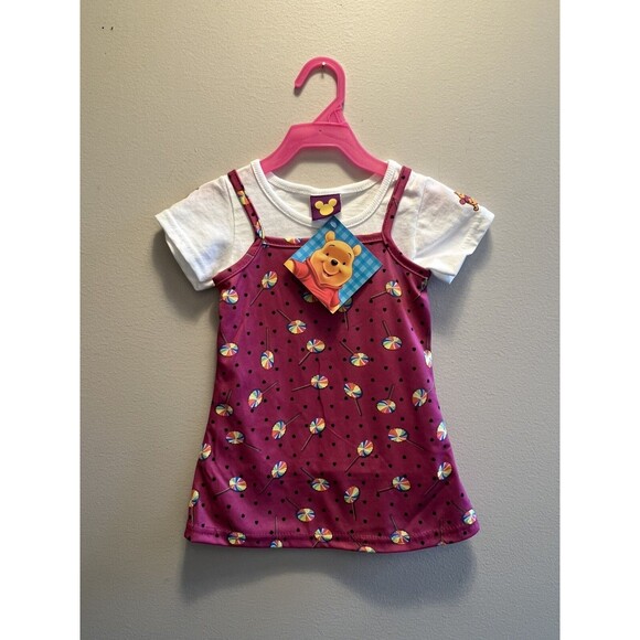 Vintage Winnie The Pooh Spring/Summer Knit Dress Size 12 Months NWT - Picture 1 of 14